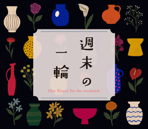 週末の一輪