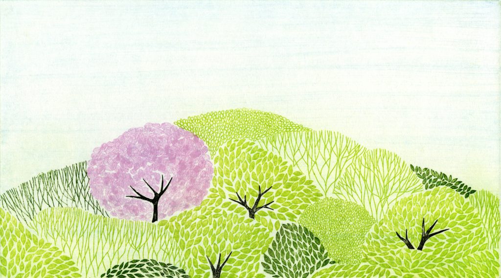 第五十二話　春分の花絵「桜」