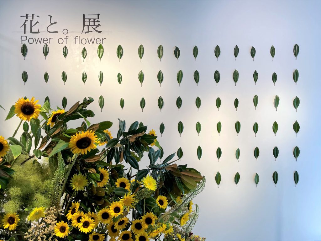 新井光史の企画展『花と。展』を開催