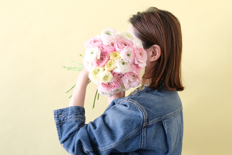 第二十一話　立春の花あしらい「ラナンキュラス」