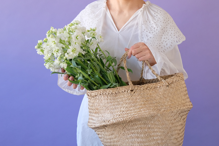 第三十三話　雨水の花あしらい「ストック」