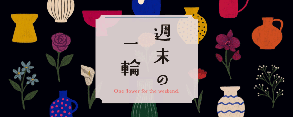 週末の一輪
